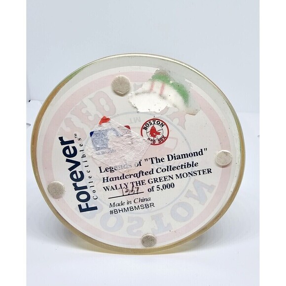 WALLY THE GREEN MONSTER Red Sox Mascot Bobble Head Logobase Limited Edition - Picture 5 of 6